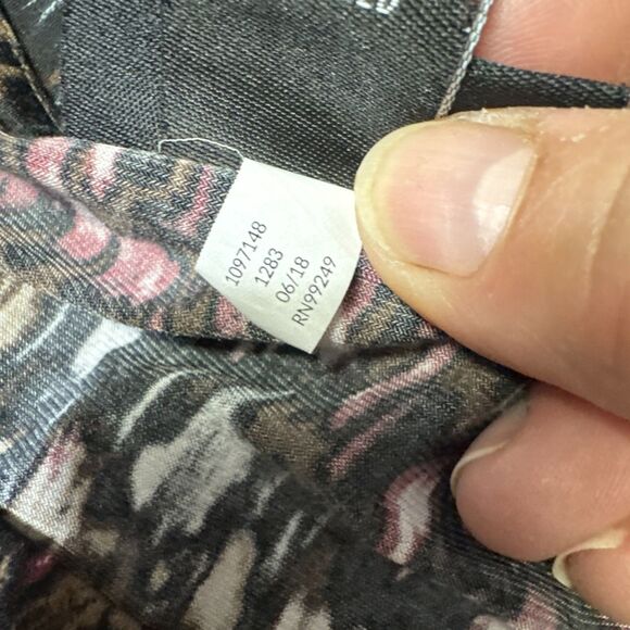 Anywear by Catherines Women's Sleeveless Tunic Top Size 4X Stretchy Mesh Career - Picture 6 of 7